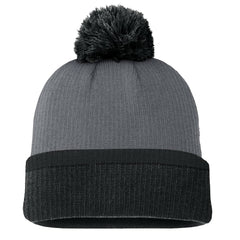 Pittsburgh Penguins Fanatics Women's Cuffed Knit Hat with Pom - Charcoal Hats