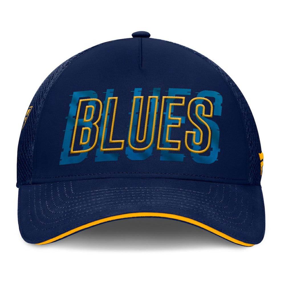 St. Louis Blues Fanatics Fundamental Flex Hat - Navy Hats