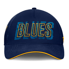 St. Louis Blues Fanatics Fundamental Flex Hat - Navy Hats