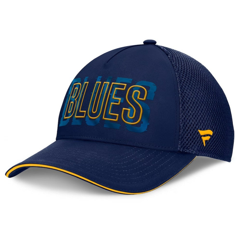 St. Louis Blues Fanatics Fundamental Flex Hat - Navy Hats