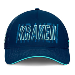 Seattle Kraken Fanatics Fundamental Flex Hat - Deep Sea Blue Hats