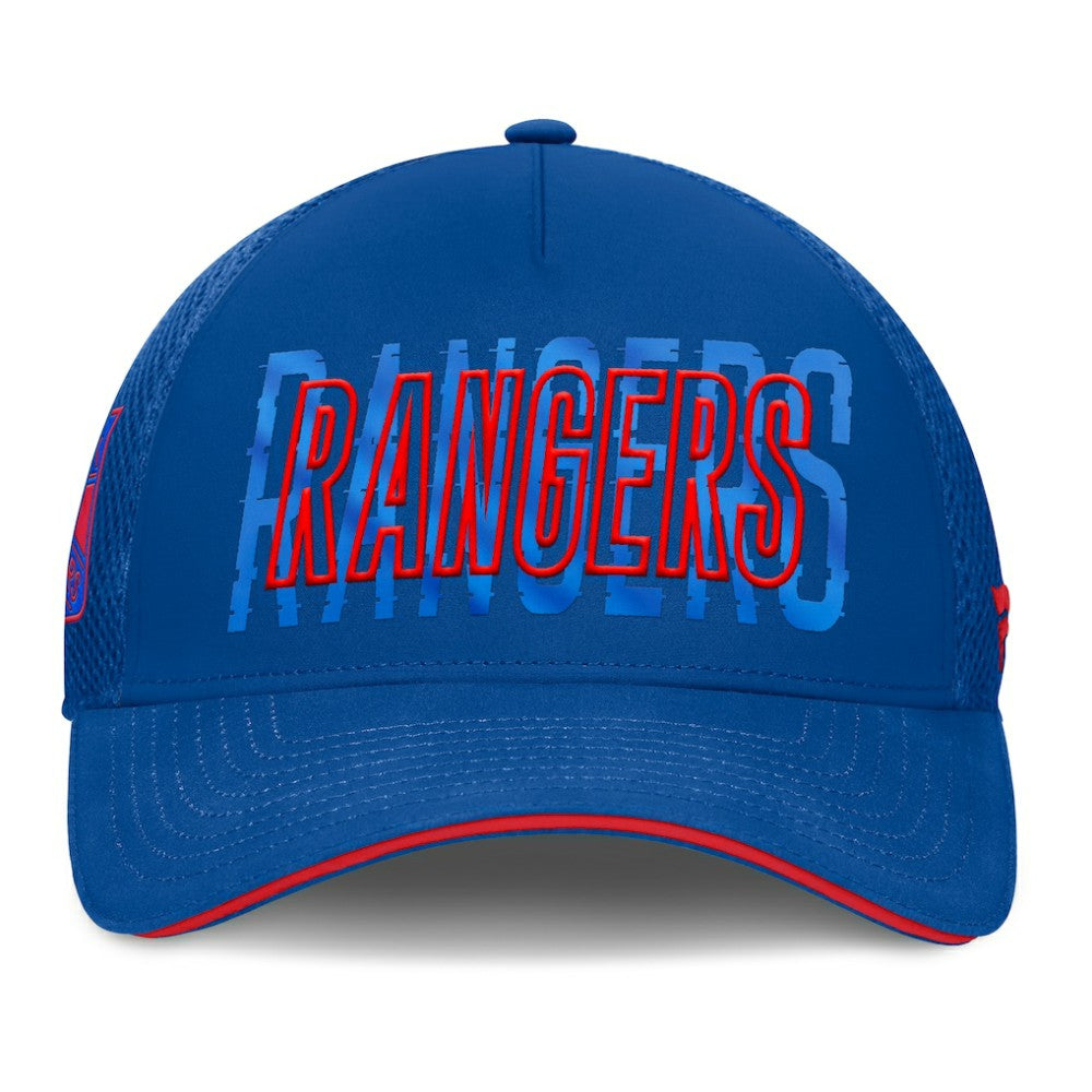 New York Rangers Fanatics Fundamental Flex Hat - Blue Hats