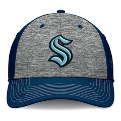 Seattle Kraken Fanatics Fundamental Top Shelf 2-Tone Flex Hat - Gray/Navy Hats