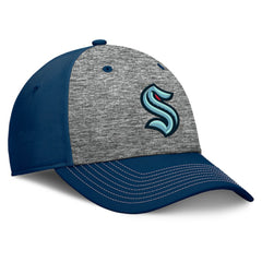 Seattle Kraken Fanatics Fundamental Top Shelf 2-Tone Flex Hat - Gray/Navy Hats