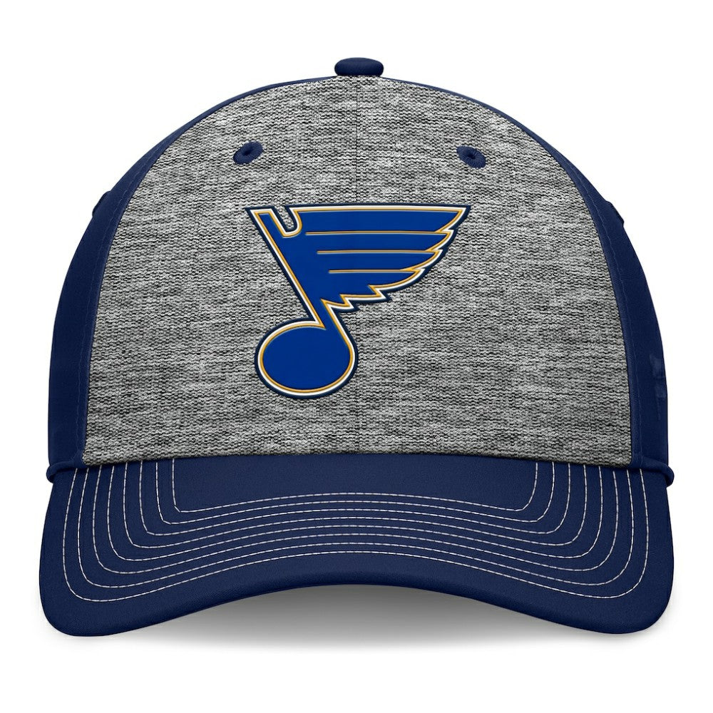 St. Louis Blues Fanatics Fundamental Top Shelf 2-Tone Flex Hat - Gray/Navy Hats