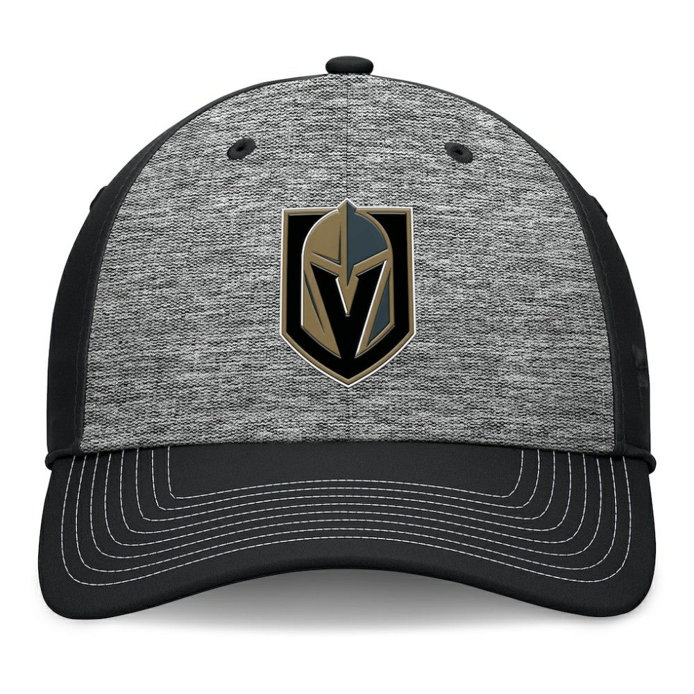 Vegas Golden Knights Fanatics Fundamental Top Shelf 2-Tone Flex Hat - Gray/Black Hats