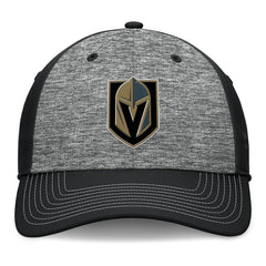 Vegas Golden Knights Fanatics Fundamental Top Shelf 2-Tone Flex Hat - Gray/Black Hats