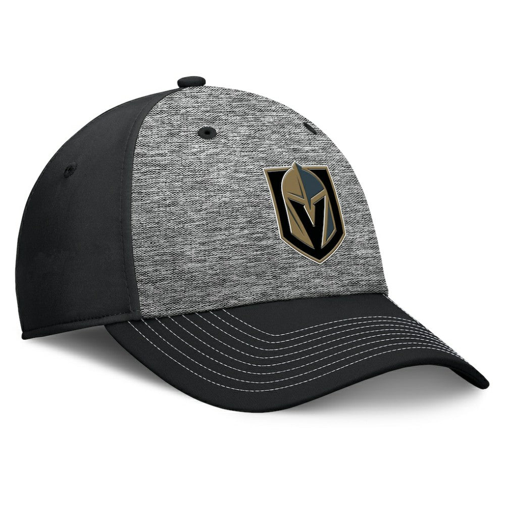 Vegas Golden Knights Fanatics Fundamental Top Shelf 2-Tone Flex Hat - Gray/Black Hats