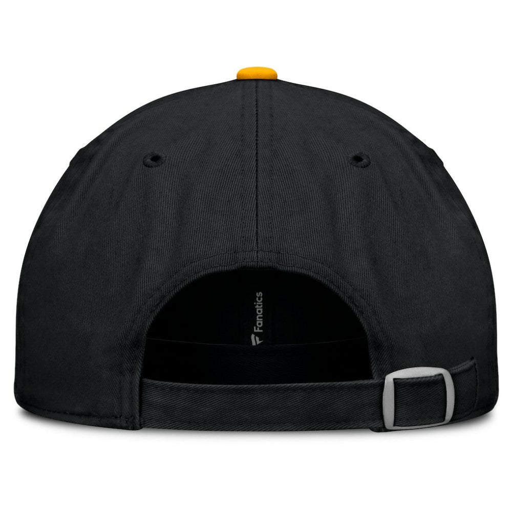Pittsburgh Penguins Fanatics Heritage Home Ice Two-Tone Adjustable Hat - Black/Gold Hats