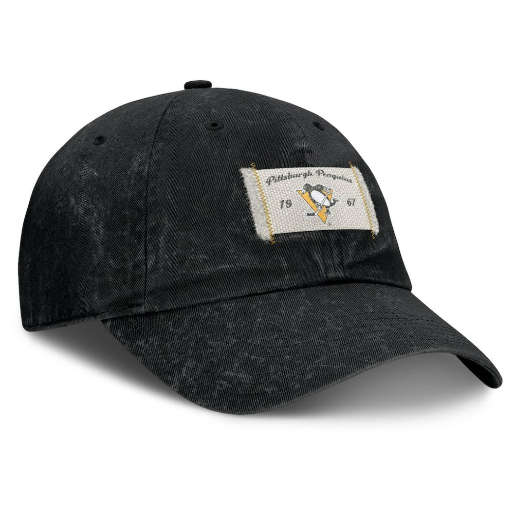 Pittsburgh Penguins Fanatics Women's Heritage Away Game Adjustable Hat - Black Hats