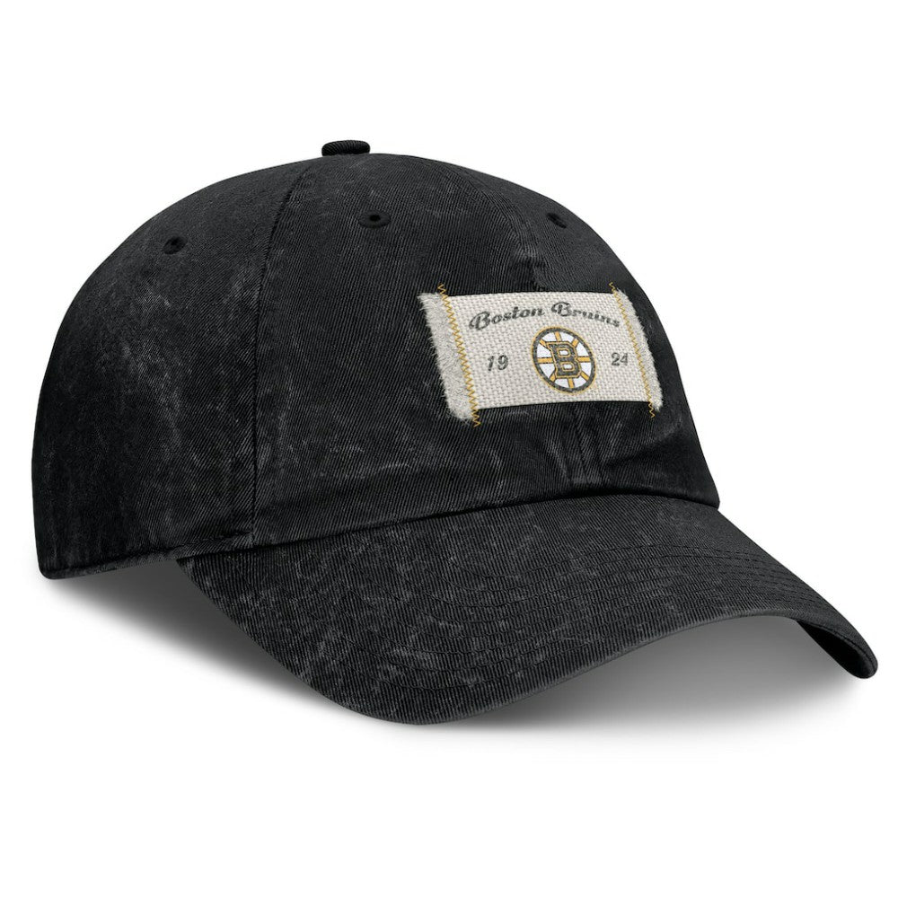 Boston Bruins Fanatics Women's Heritage Away Game Adjustable Hat - Black Hats