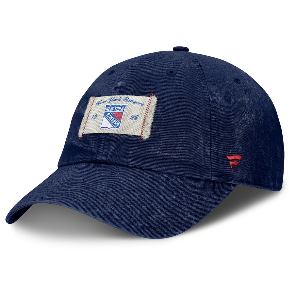 New York Rangers Fanatics Women's Heritage Away Game Adjustable Hat - Blue Hats
