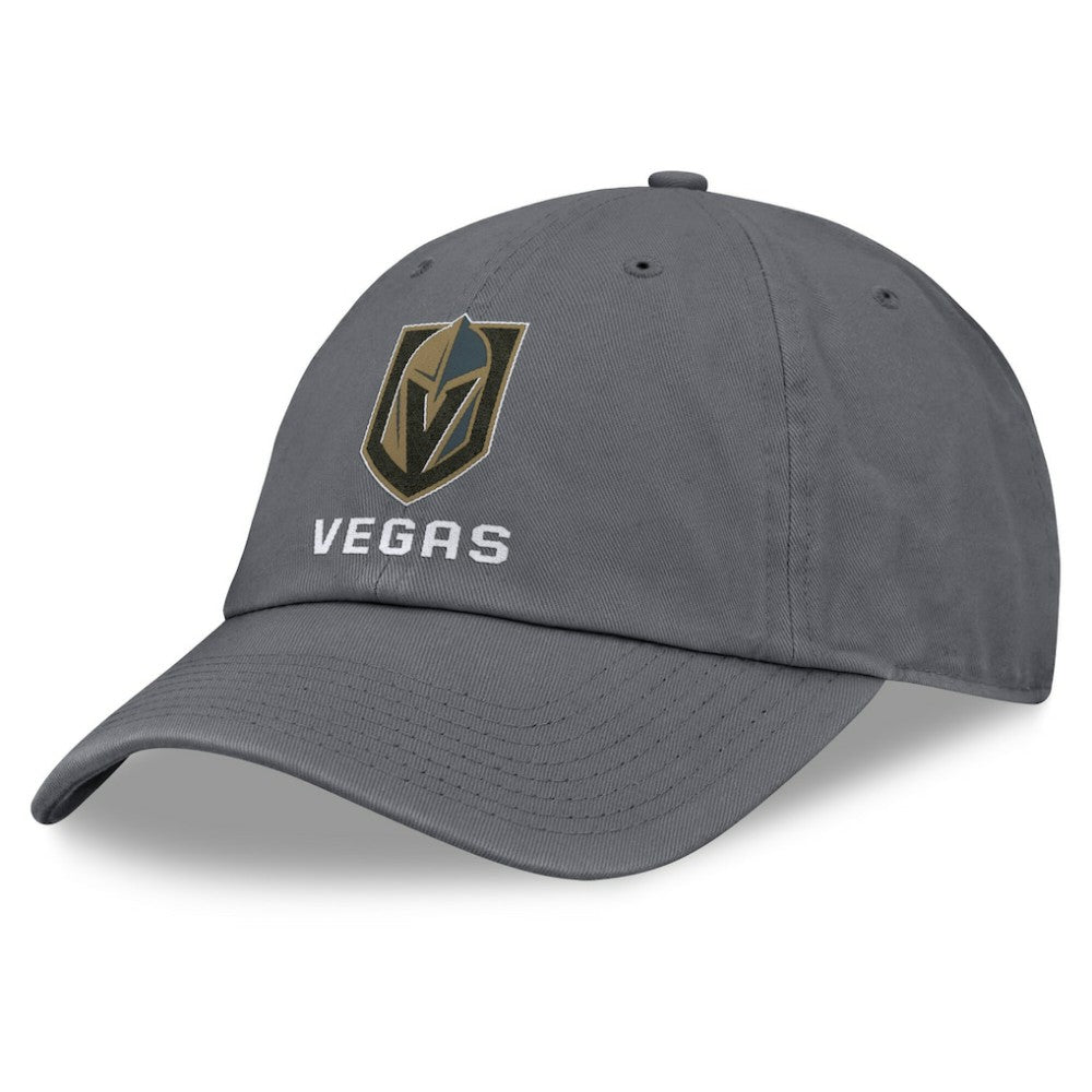 Vegas Golden Knights Fanatics Washed Adjustable Hat - Charcoal Hats