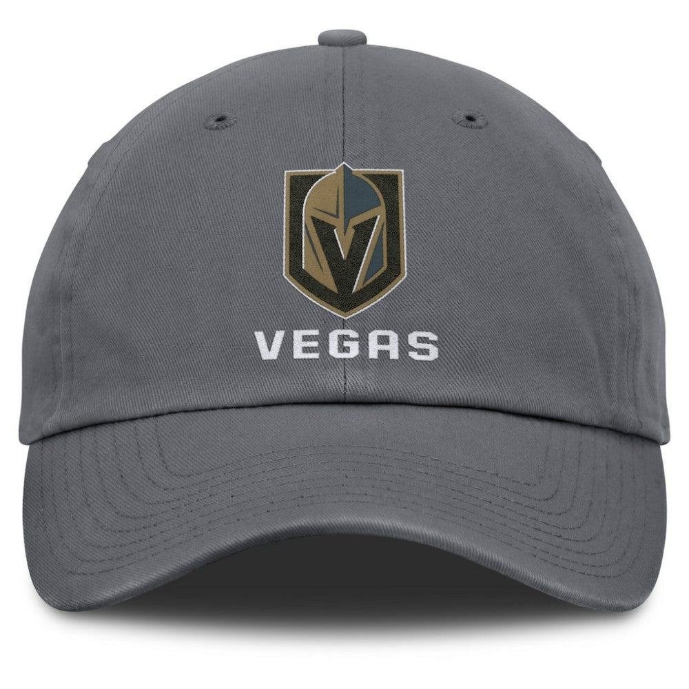 Vegas Golden Knights Fanatics Washed Adjustable Hat - Charcoal Hats