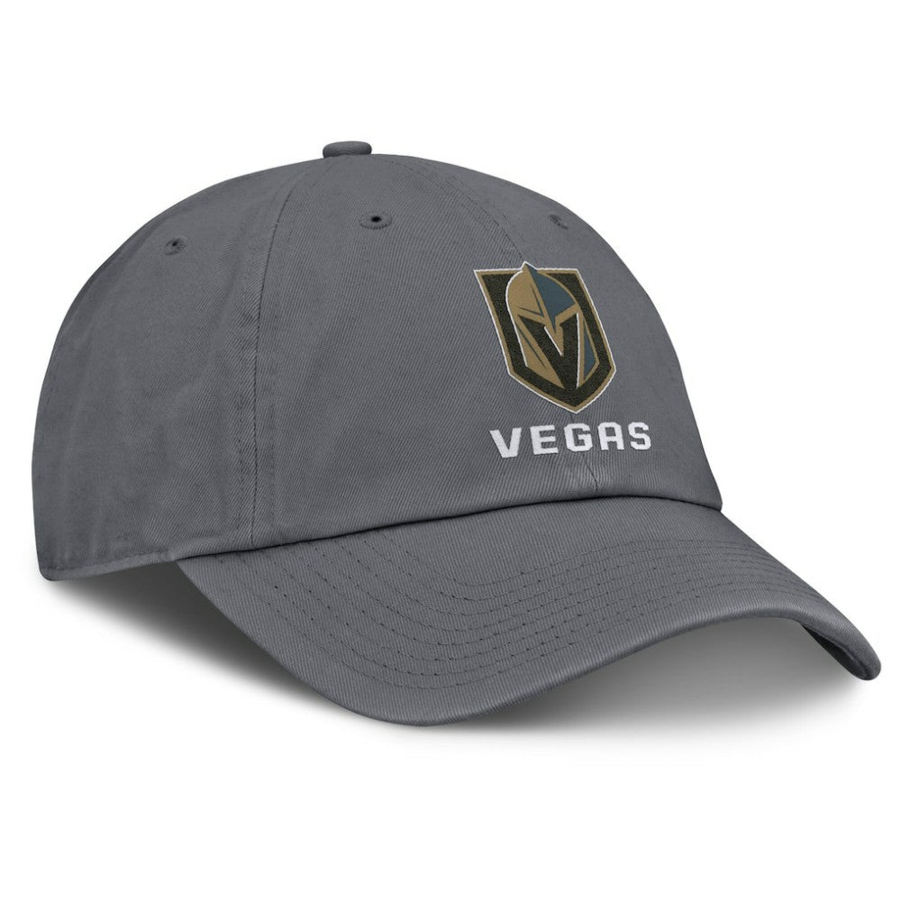 Vegas Golden Knights Fanatics Washed Adjustable Hat - Charcoal Hats