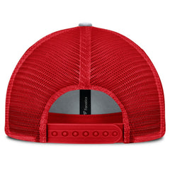 Detroit Red Wings Fanatics Fundamental One-Time Trucker Adjustable Hat - Red Hats