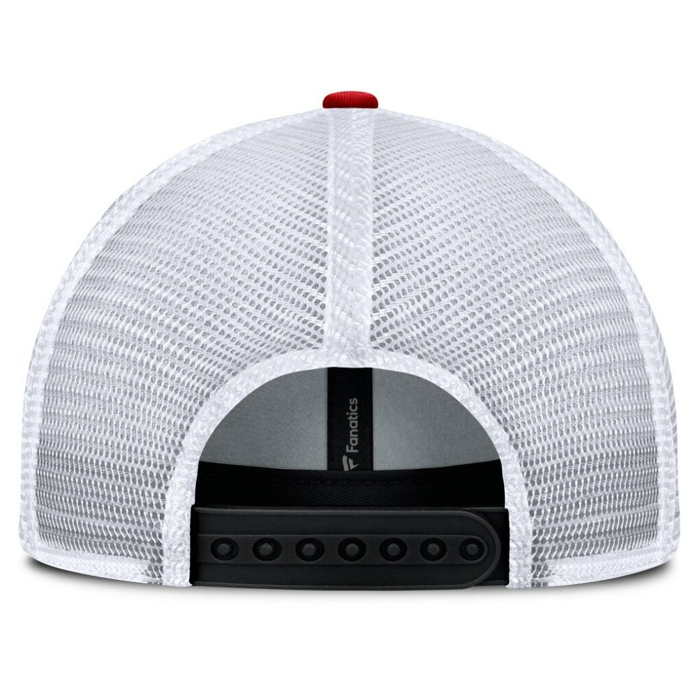 New Jersey Devils Fanatics Fundamental One-Time Trucker Adjustable Hat - Black Jerseys