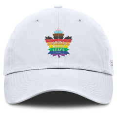 Toronto Maple Leafs Fanatics PRIDE Adjustable Hat - White Hats