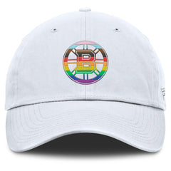 Boston Bruins Fanatics PRIDE Adjustable Hat - White Hats