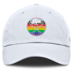 Buffalo Sabres Fanatics PRIDE Adjustable Hat - White Hats