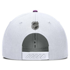 Vegas Golden Knights Fanatics Authentic Pro Hockey Fights Cancer Adjustable Hat - White Hats