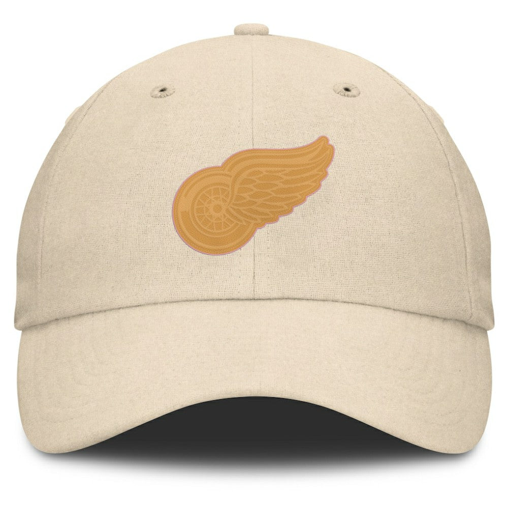 Detroit Red Wings Fanatics Front Office Canvas Adjustable Hat - Tan Hats