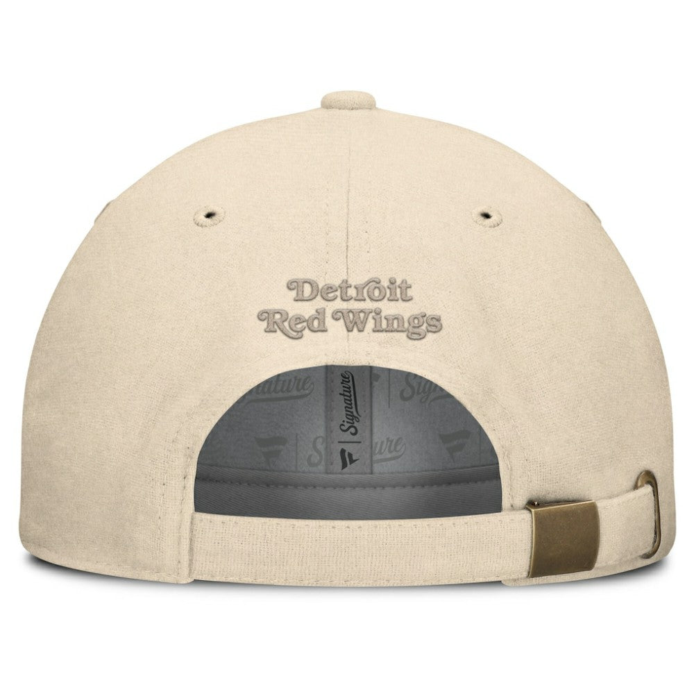 Detroit Red Wings Fanatics Front Office Canvas Adjustable Hat - Tan Hats