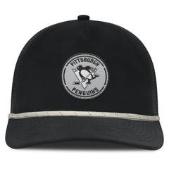 Pittsburgh Penguins Fanatics Front Office Performance A-Frame Adjustable Hat - Black Hats