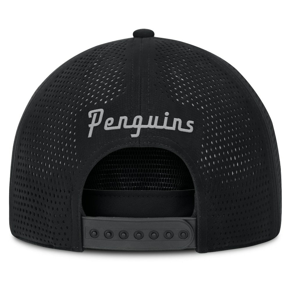 Pittsburgh Penguins Fanatics Front Office Performance A-Frame Adjustable Hat - Black Hats