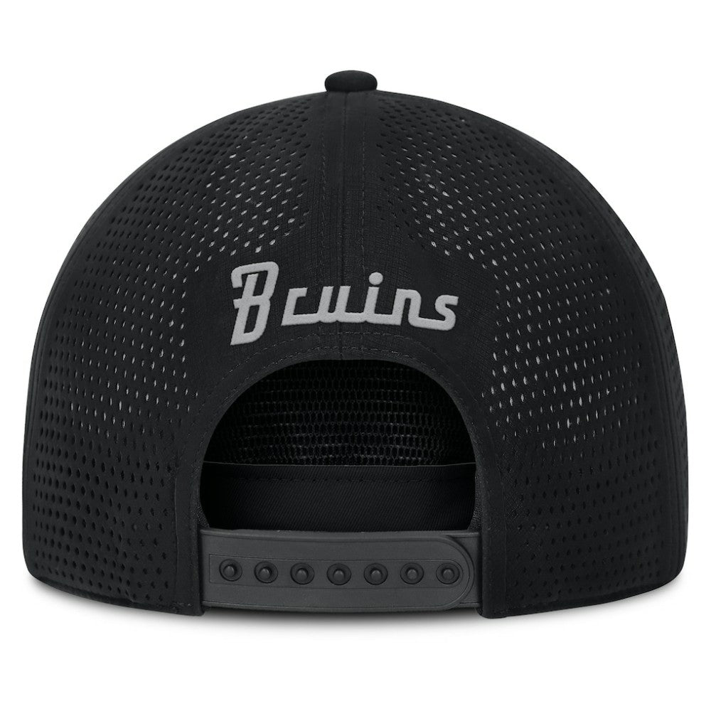 Boston Bruins Fanatics Front Office Performance A-Frame Adjustable Hat - Black Hats