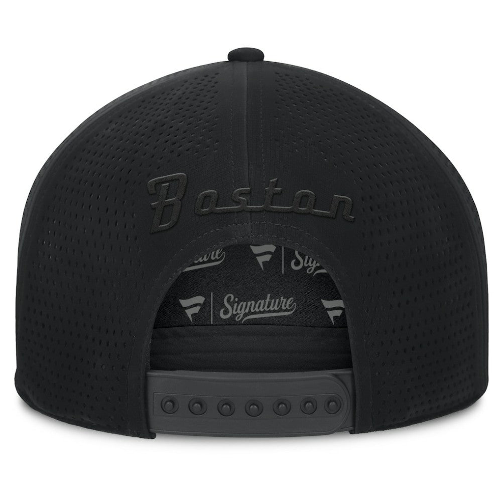 Boston Bruins Fanatics Front Office Adjustable Hat - Black Hats