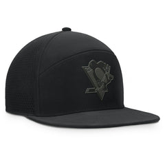 Pittsburgh Penguins Fanatics Front Office Adjustable Hat - Black Hats
