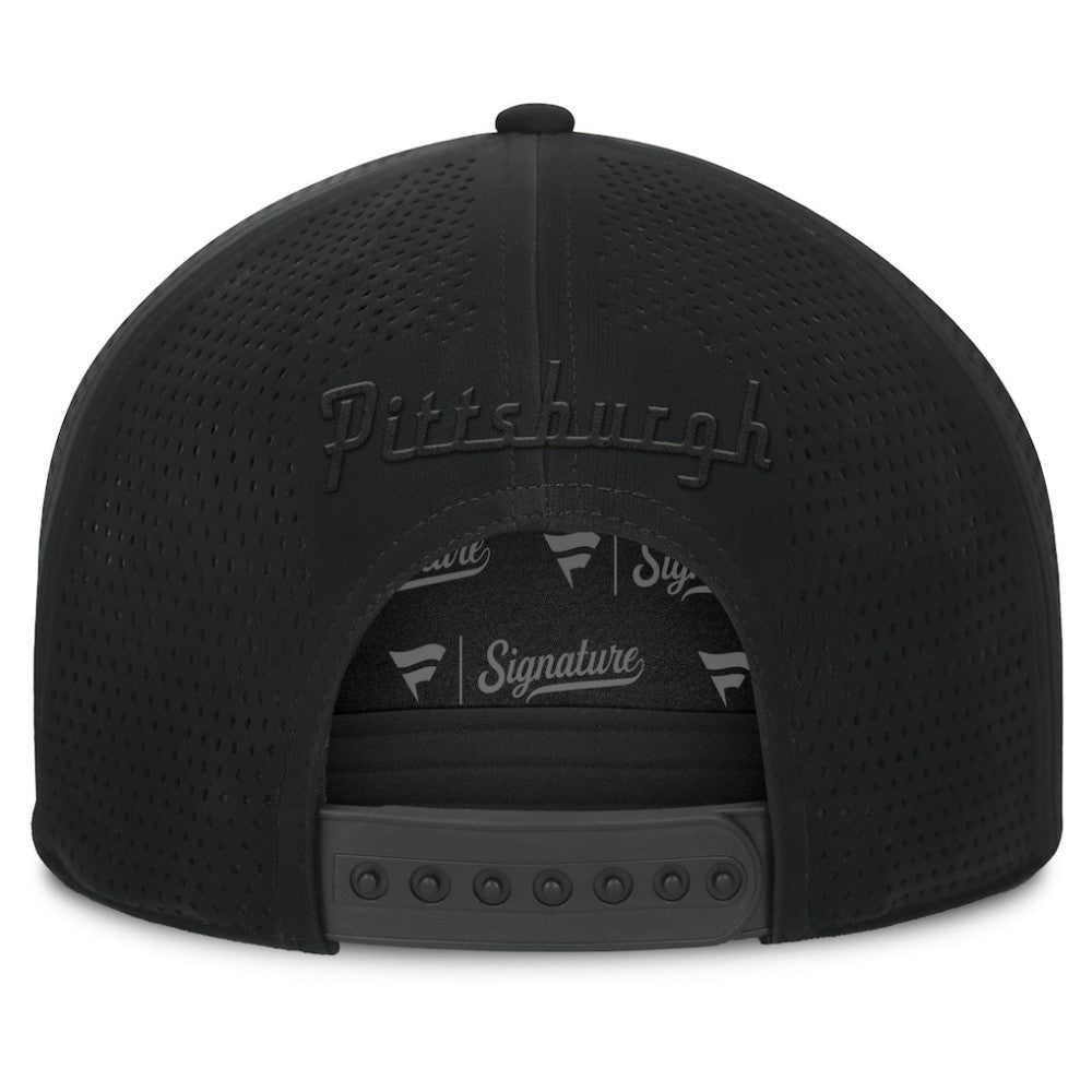 Pittsburgh Penguins Fanatics Front Office Adjustable Hat - Black Hats