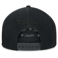 Pittsburgh Penguins Fanatics Front Office Adjustable Hat - Black Hats