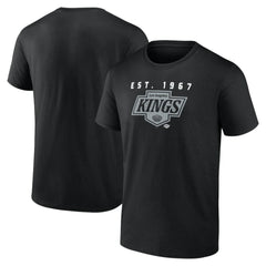 Los Angeles Kings Logo Athletic Coordinate T-Shirt - Black T-shirts
