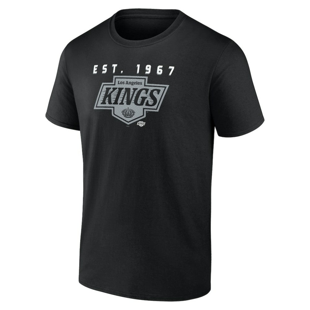 Los Angeles Kings Logo Athletic Coordinate T-Shirt - Black T-shirts