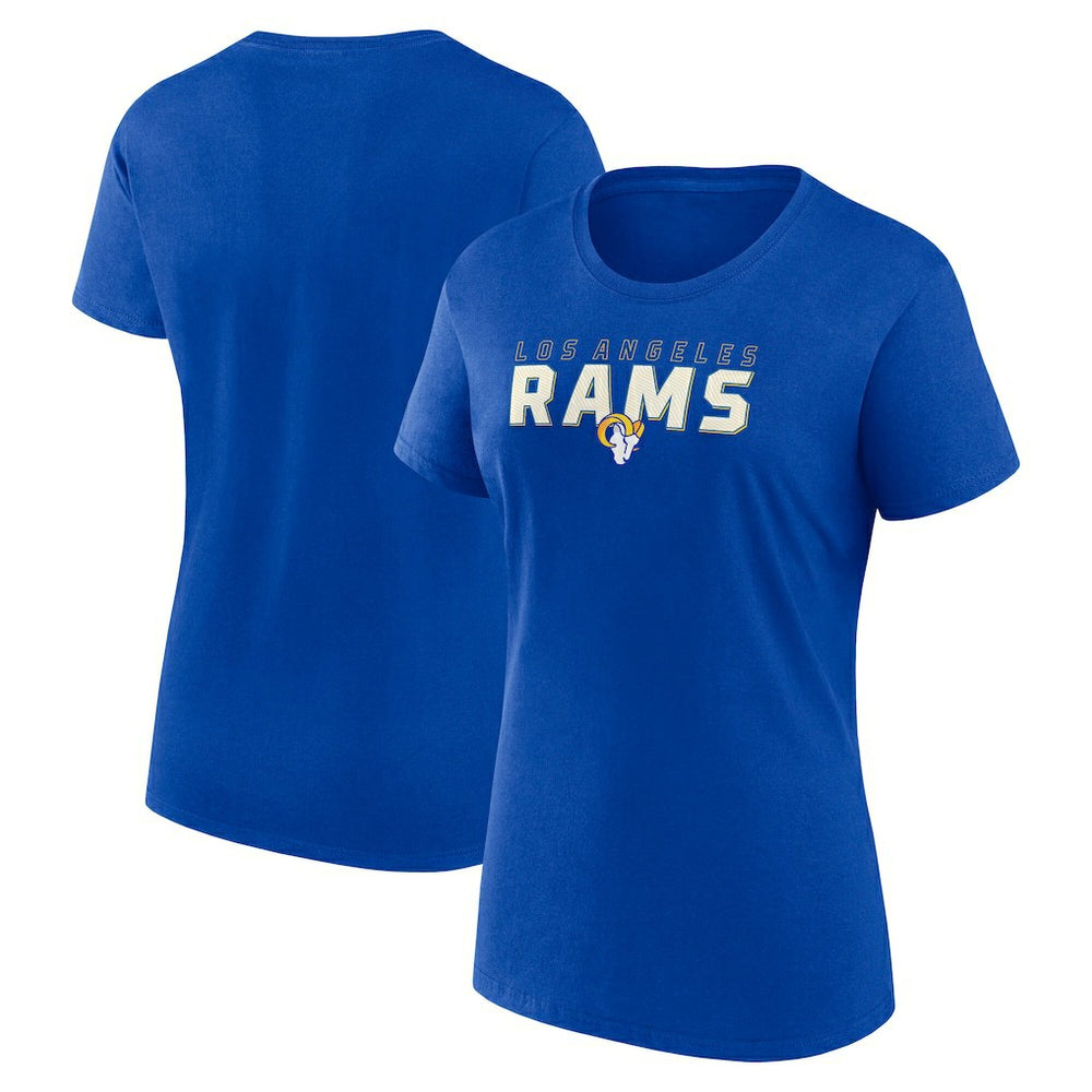 Los Angeles Rams Logo Athletic Women's Lean T-Shirt - Royal sale