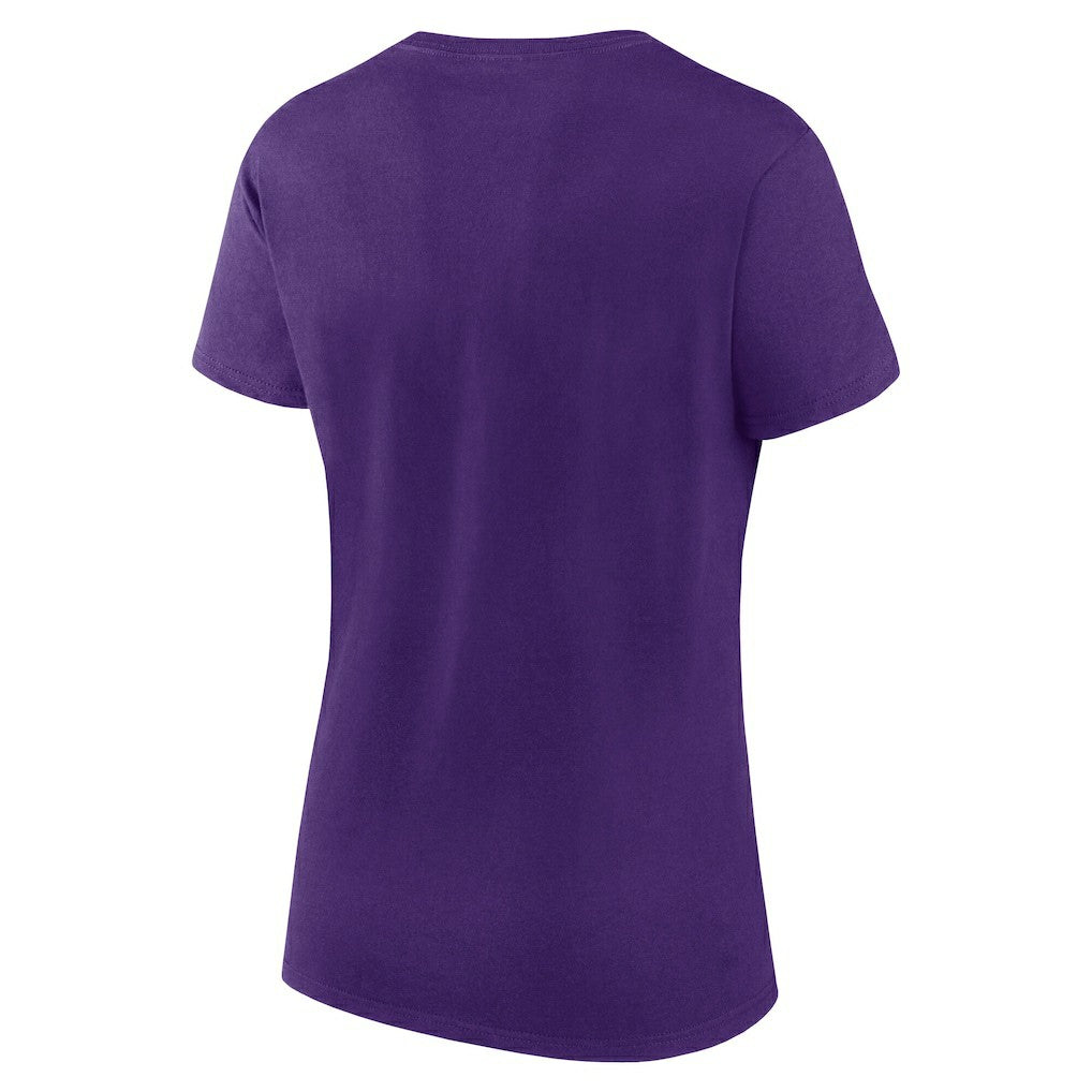Minnesota Vikings Logo Athletic Women's Lean T-Shirt - Purple sale
