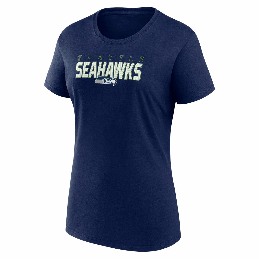 Seattle Seahawks Logo Athletic Women's Lean T-Shirt - College Navy cheap