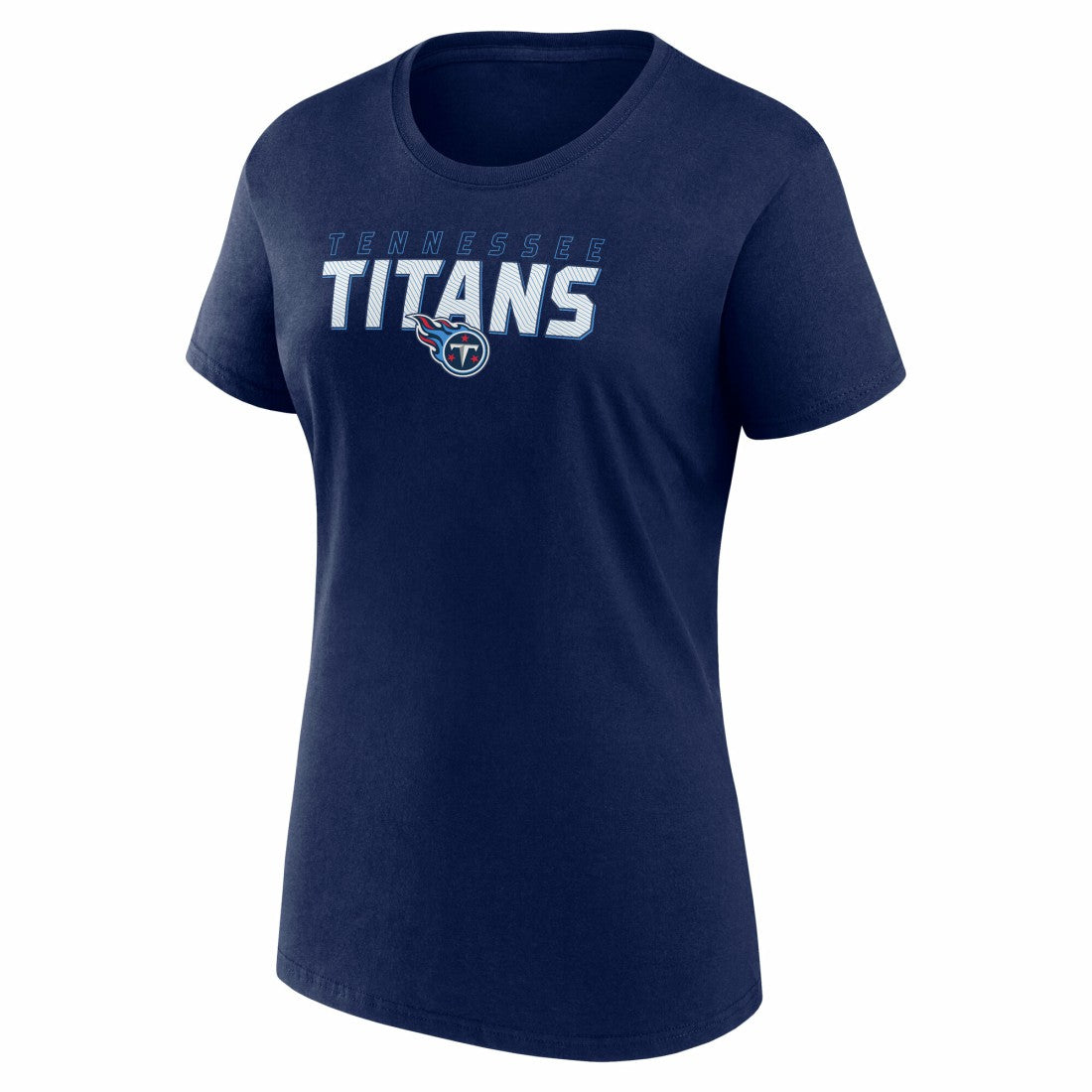 Tennessee Titans Logo Athletic Women's Lean T-Shirt - Navy online