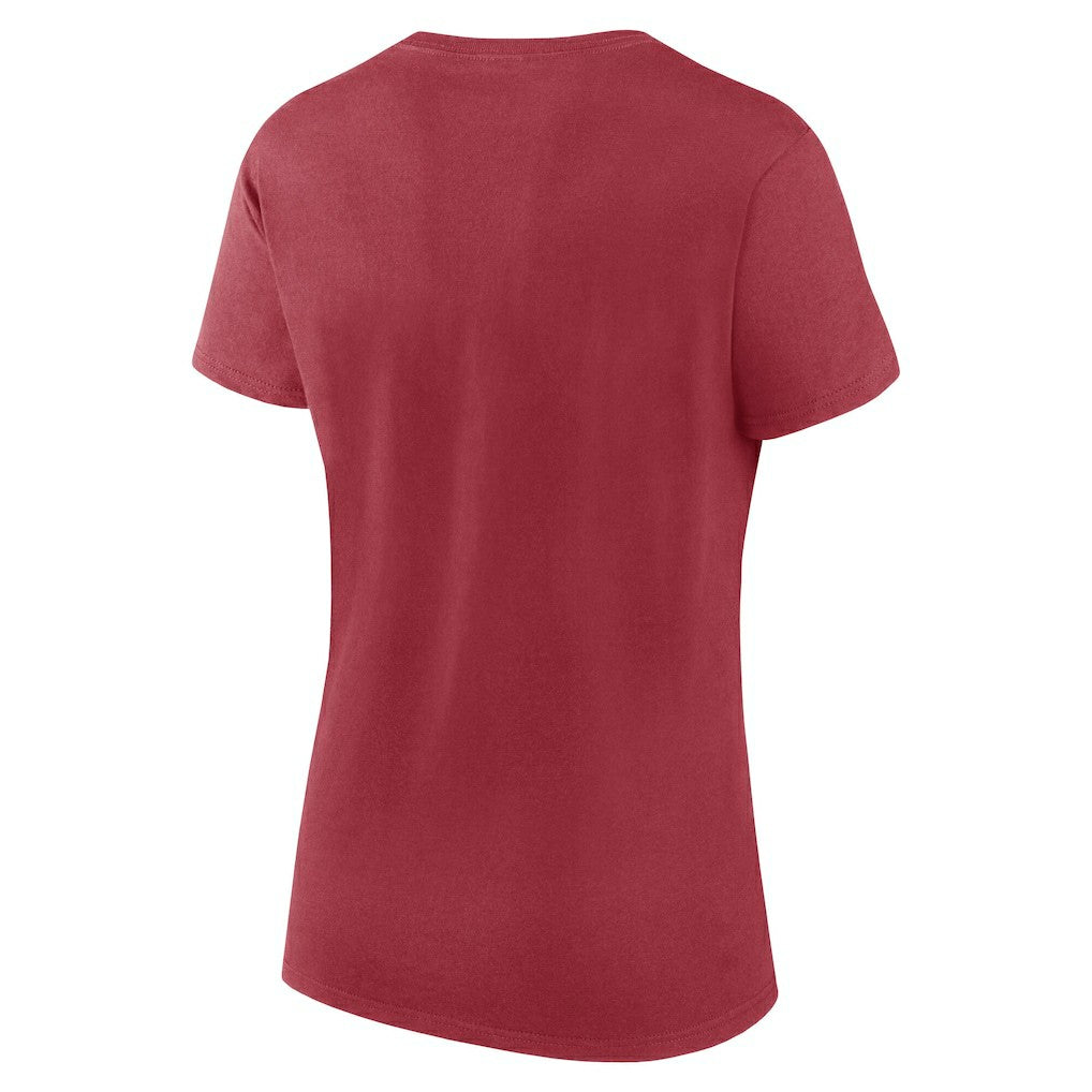Arizona Cardinals Logo Athletic Women's Lean T-Shirt - Cardinal discount