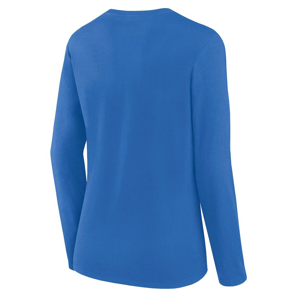 Los Angeles Chargers Logo Athletic Women's Grip Long Sleeve T-Shirt - Powder Blue for sale