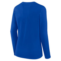 Los Angeles Rams Logo Athletic Women's Grip Long Sleeve T-Shirt - Royal for sale