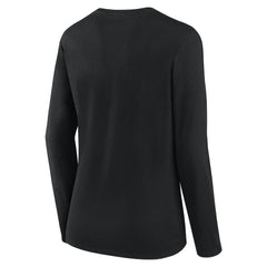 New Orleans Saints Logo Athletic Women's Grip Long Sleeve T-Shirt - Black discount