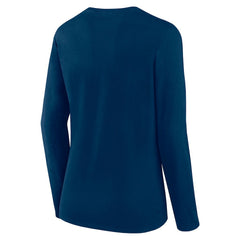 Chicago Bears Logo Athletic Women's Grip Long Sleeve T-Shirt - Navy cheap