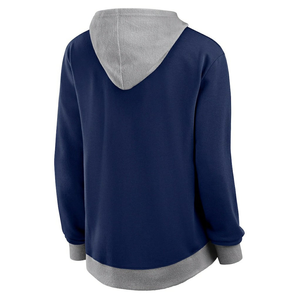 Dallas Cowboys Logo Athletic Women's Hit It French Terry Full-Zip Hoodie - Navy online