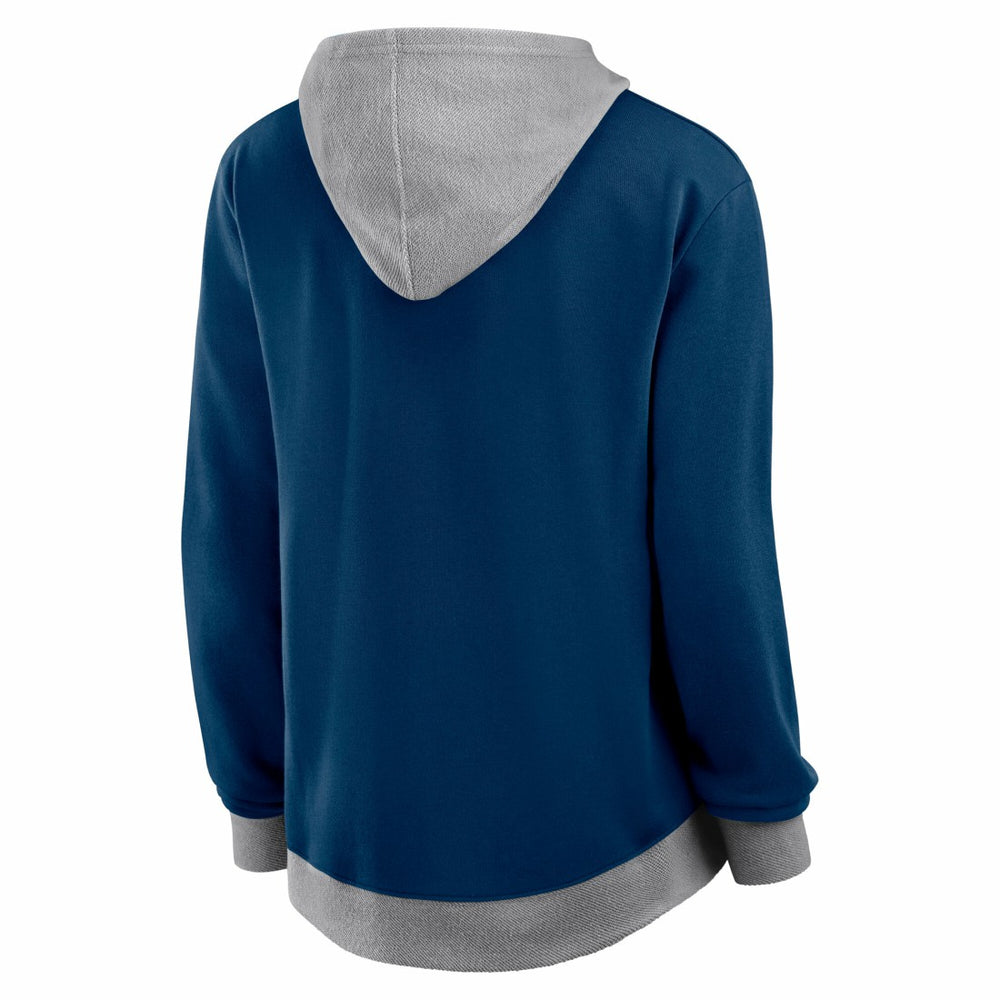 Houston Texans Logo Athletic Women's Hit It French Terry Full-Zip Hoodie - Navy cheap
