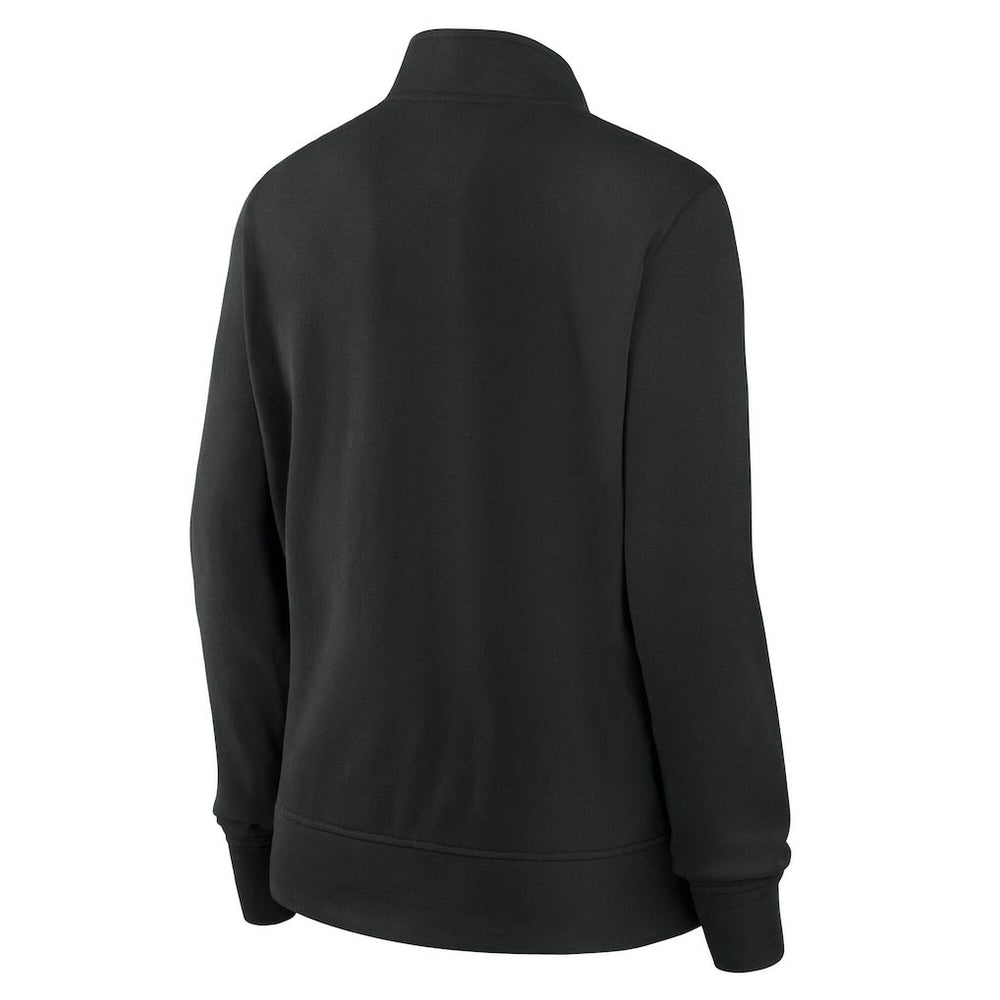 New Orleans Saints Logo Athletic Women's Velocity Quarter-Zip Jacket - Black online