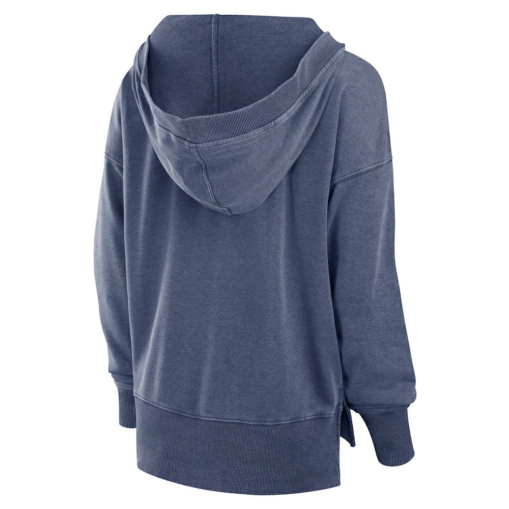Seattle Seahawks Women's Initiative Snow Wash French Terry V-Neck Pullover Hoodie - Heather College Navy online