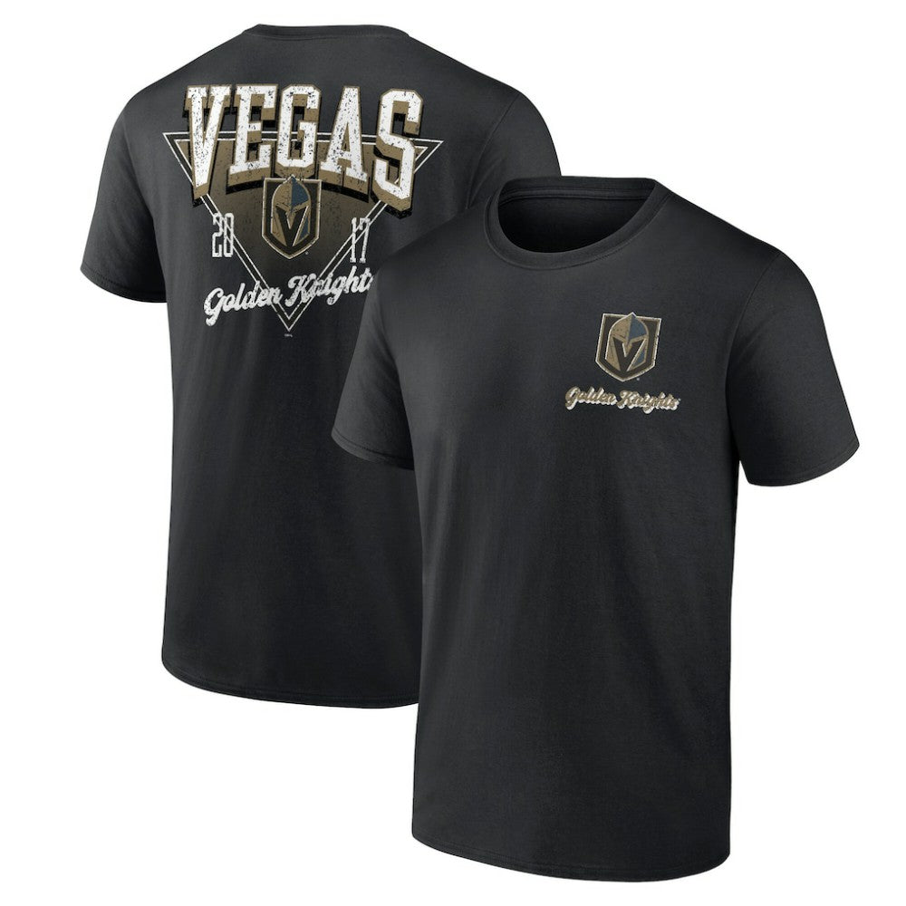Vegas Golden Knights Logo Athletic Never Over T-Shirt - Black T-shirts